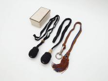 当時物　旧日本軍　刀緒3本セット(尉官、陸軍、軍刀、軍装品、剣緒、刀装具、飾緒、個人装備、箱付き)(R-077056)