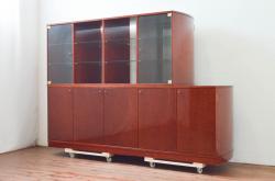 中古　美品　松本民芸家具　#309型一面鏡　品のあるシックな色合いがクラシカルな雰囲気を醸し出すドレッサー(鏡台、化粧台、ミラー)(定価約37万円)(R-064201)