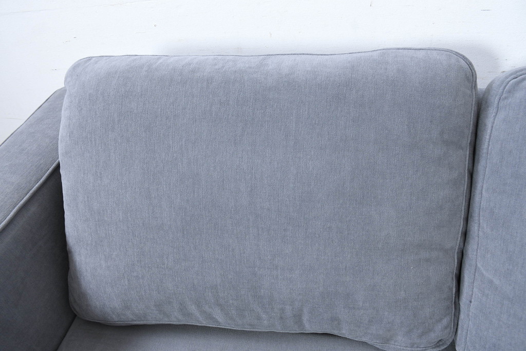中古　美品　BoConcept(ボーコンセプト)　ゆったりとした座り心地が楽しめる落ち着いた色味のL字型ソファ(3人掛け、2人掛け、3P、2P、カウチソファ、コーナーソファ)(定価推定約40万円)(R-083238)