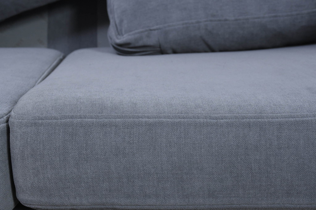 中古　美品　BoConcept(ボーコンセプト)　ゆったりとした座り心地が楽しめる落ち着いた色味のL字型ソファ(3人掛け、2人掛け、3P、2P、カウチソファ、コーナーソファ)(定価推定約40万円)(R-083238)