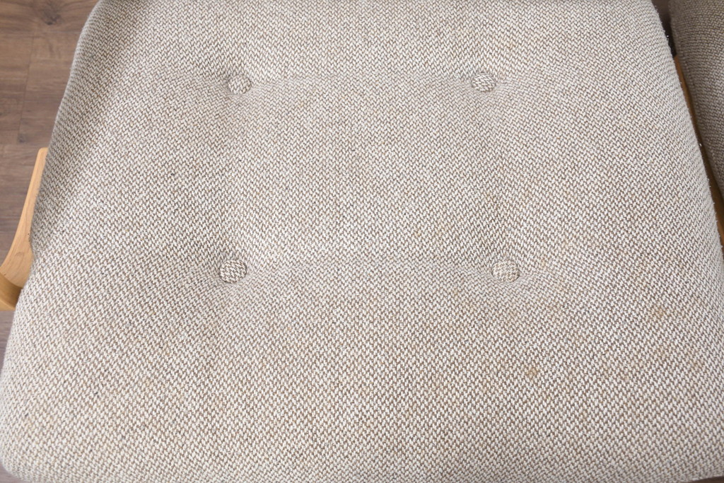 中古　FUJI FURNITURE(冨士ファニチア)　Agio(アージオ)　組み替え自由　シンプルモダンな4人掛けソファ(4P、3P、2P、ファミリーソファ、リビングソファ、分解可能、フジファニチャー、フジファニチュア)(R-083227)