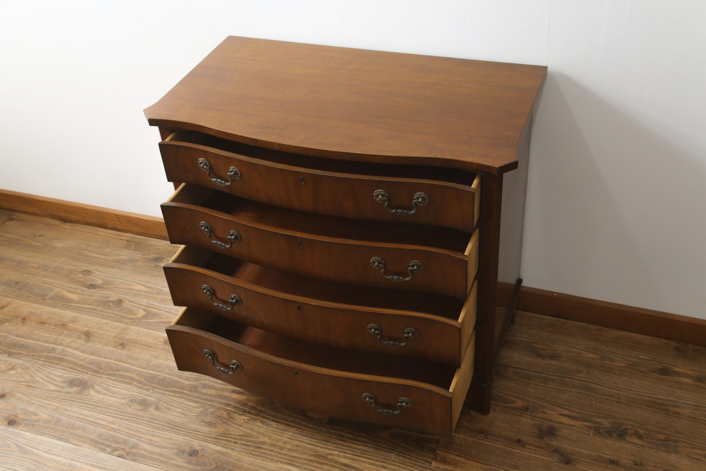 中古　DREXEL HERITAGE(ドレクセルヘリテイジ)　マホガニー材　気品ある佇まいが魅力的なチェスト(引き出し、サイドチェスト)(R-055434)