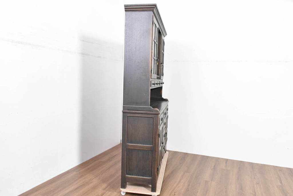 中古　美品!!　飛騨産業　PROVINCIAL(プロヴィンシャル・プロビンシャル)　クラシカルな空間づくりにぴったりなカップボード(収納棚、戸棚、飾り棚、食器棚、キャビネット)(定価約133万円)(R-083596)