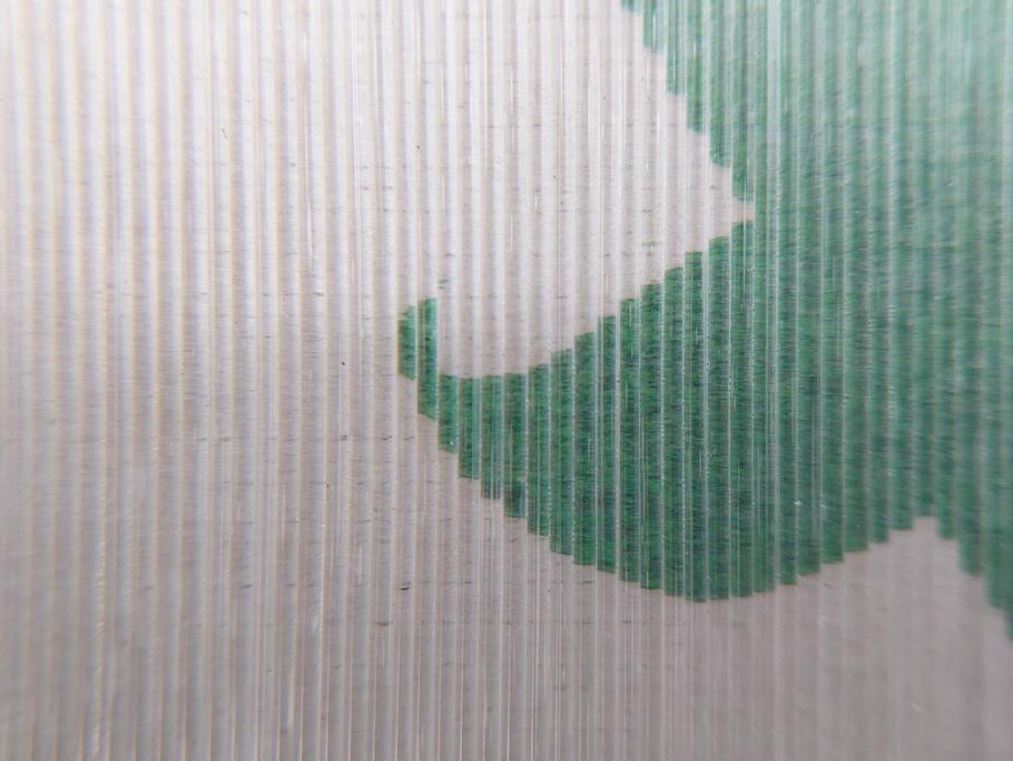 希少　大正〜昭和初期　当時物　「ひやしコーヒ」　ガラス看板2点セット(広告、店頭用、硝子製、昭和レトロ、ディスプレイ、コーヒー)(R-077167)