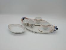 【骨董買取】デンマーク　ROYAL　COPENHAGEN(ロイヤルコペンハーゲン)　ミッドサマーナイトドリーム (プレート、カップ&ソーサー、トレイ、舟形ボウル、ティーカップ、モカカップ、クリーマー、シュガーポット)を買取りました。