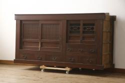 中古　DREXEL HERITAGE(ドレクセルヘリテイジ)　Grand Villa(グランドヴィラ)　Bar Wall Unit キャビネット(収納棚)(定価約69万円)(1)