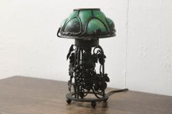 【骨董買取】フランスアンティーク　ドーム兄弟　ドームナンシー(Daum nancy)　Louis.Majorelle　テーブルライト(卓上照明、テーブルランプ、デスクランプ、デスクライト)を買取りました。