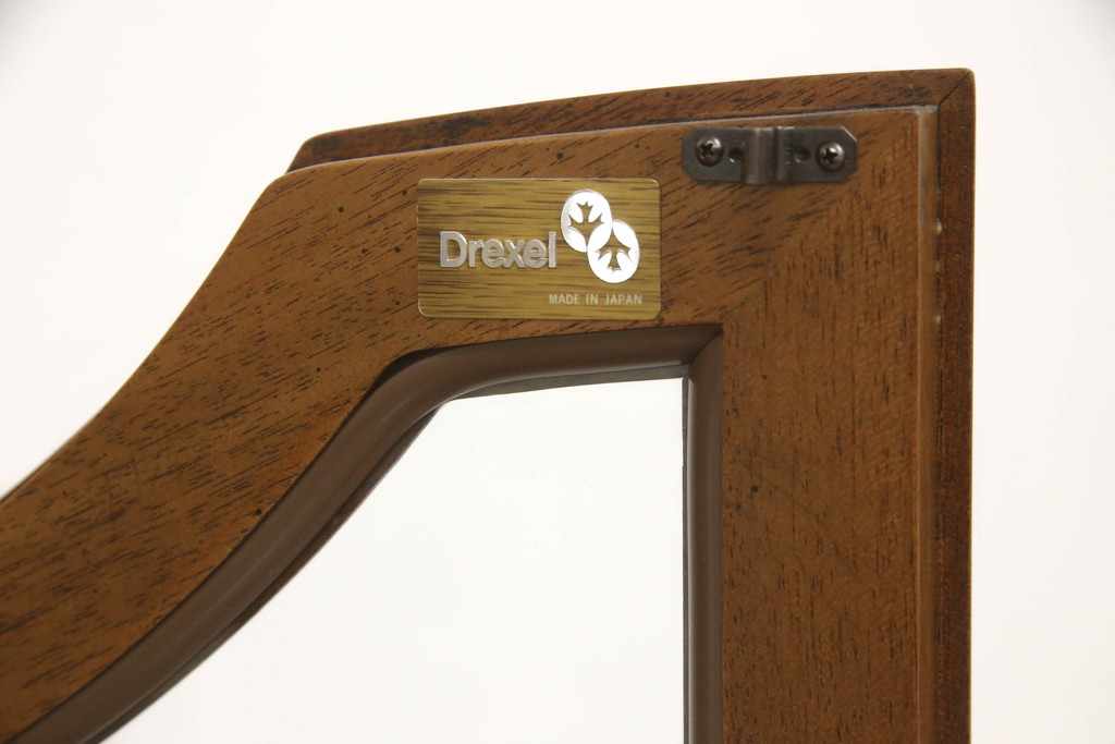 中古　DREXEL HERITAGE(ドレクセルヘリテイジ) キュリオケース(飾り棚、ガラスショーケース、キャビネット、陳列棚)(定価約62万円)(R-050418)