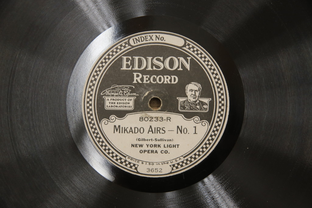 アメリカアンティーク　激レア　希少　エジソン社　チッペンデールC-19型　エジソンディスク フォノグラフ(EDISON DISC PHONOGRAPH)　ディスク式蓄音機(レコードプレイヤー、エジソン研究所モデル)(R-069995)