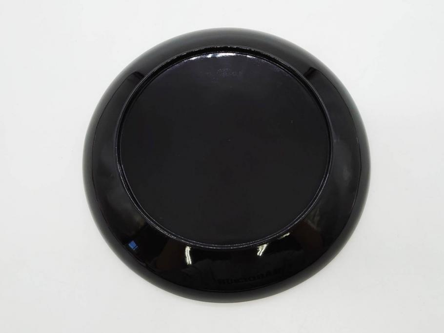 明治～大正期　輪島塗　沈金蒔絵　蔦図　約18.5cm　6.1寸　気品溢れる木皿8枚セット(木製、漆器、漆芸、金彩、和食器、六寸一分)(R-077228)