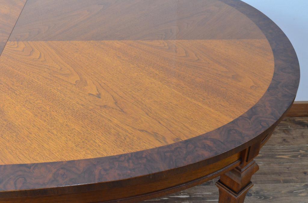 中古　美品　DREXEL HERITAGE(ドレクセルヘリテイジ)　FRANCESCA(フランチェスカ)シリーズ　優美な佇まいのダイニングテーブル(エクステンションテーブル)(定価約65万円)(R-053276)
