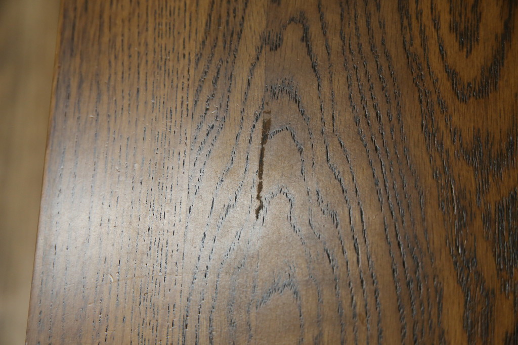 中古　美品!!　北海道旭川 近藤工芸　Solid Furniture OAK (ソリッドファニチャー オーク)　オーク材　クラシカルで上品な佇まいのビューローブックケース(ライティングビューロー、簿記机、本箱、本棚、飾り棚、収納棚、戸棚、ワークデスク、在宅用、在宅ワーク用)(R-082612)