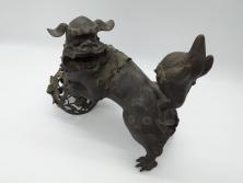 【骨董買取】古銅　玉獅子　香炉(置物、仏具、インテリア)を買取りました。