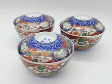 明治〜大正　輪島塗　金蒔絵の見事な木製椀10客(漆器、お椀)(R-053059)
