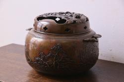 【骨董買取】古民具　晴雲(Seiun/原惣右衛門(Hara Souemon))作　斑紫銅香炉を買取りました。