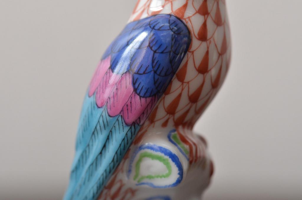 ハンガリー　HEREND(ヘレンド)　ウサギ　鳥　フィギュリン5個セット(R-043398)
