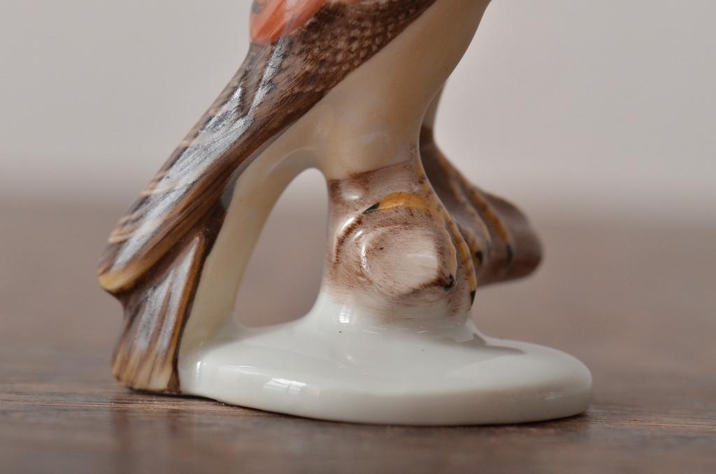 ハンガリー　HEREND(ヘレンド)　ウサギ　鳥　フィギュリン5個セット(R-043398)
