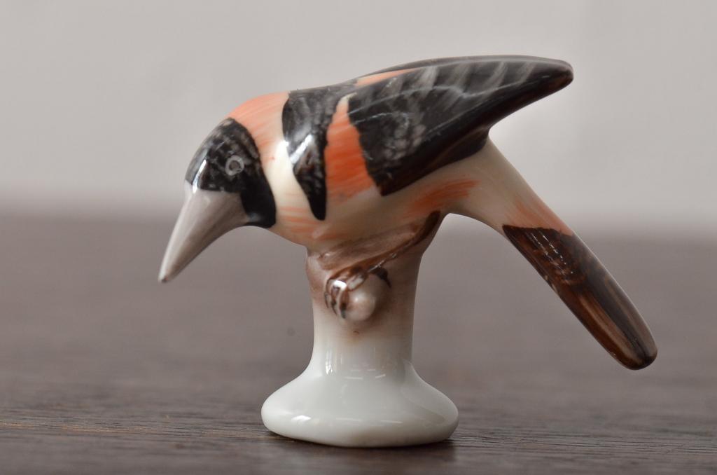 ハンガリー　HEREND(ヘレンド)　ウサギ　鳥　フィギュリン5個セット(R-043398)