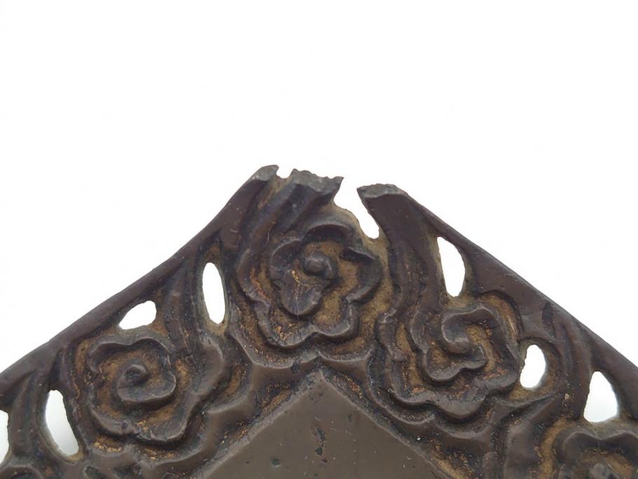 江戸〜明治期　時代物　古銅　坐像(釈迦如来?、阿弥陀如来?、仏教美術)(R-062346)