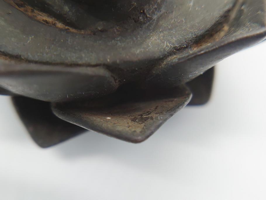 江戸〜明治期　時代物　古銅　坐像(釈迦如来?、阿弥陀如来?、仏教美術)(R-062346)