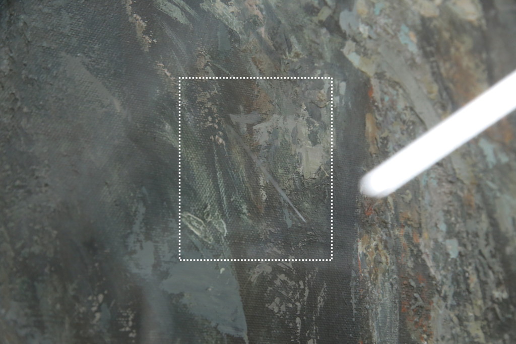 真作　黒澤信男　「華厳の滝」　F120(120号)　サイン入り　絵画(油絵、油彩、風景画、額装、共箱付き)(R-077251)