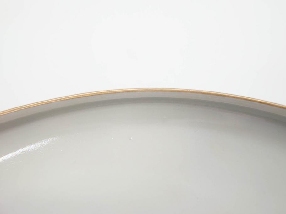 幕末〜明治期　伊万里　金彩　約14cm　4.4寸　華やかな色絵が食卓に彩を与える蓋付き茶碗3客セット(獅子、松竹、和食器、四寸四分)(R-070489)