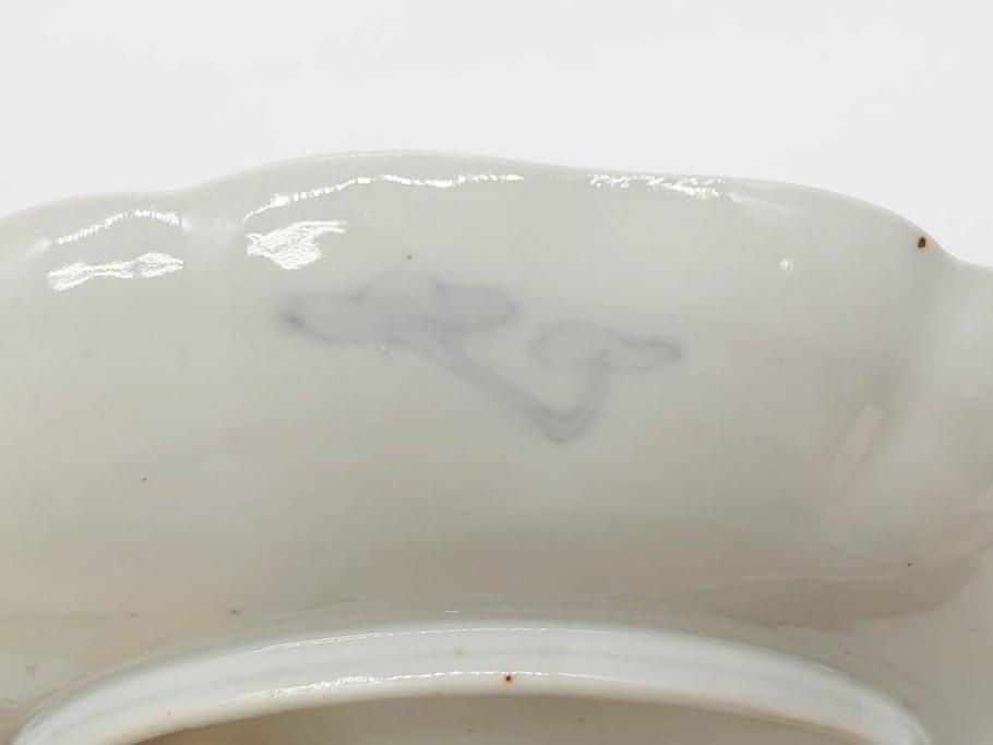 幕末期　伊万里　色絵　染付　約22cm　7寸　煌びやかな金彩が魅力的な中皿3枚セット(獅子、松竹、和食器、七寸)(R-070491)