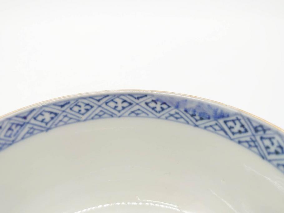 江戸期 古伊万里 金彩 色絵 約12cm 3.8寸 一つ一つ丁寧に絵付け