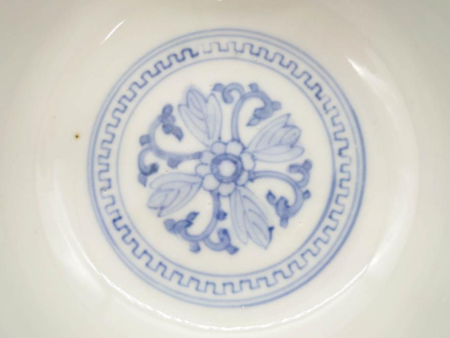 江戸期 古伊万里 金彩 色絵 約12cm 3.8寸 一つ一つ丁寧に絵付け