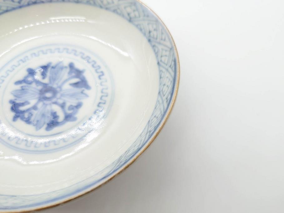 江戸期 古伊万里 金彩 色絵 約12cm 3.8寸 一つ一つ丁寧に絵付け
