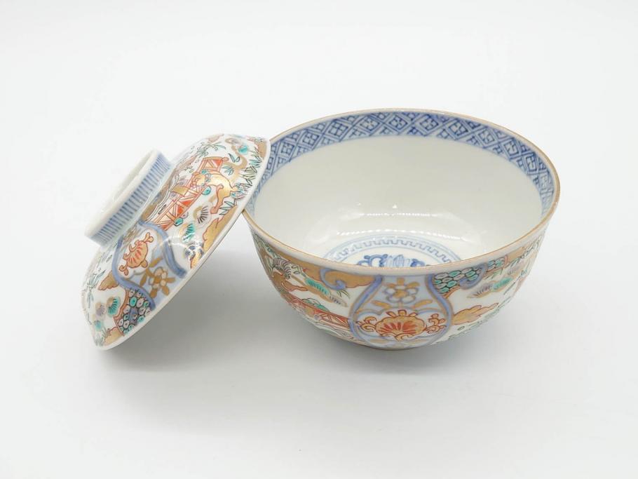 大人気新品  江戸期 古伊万里 金彩 色絵 約12cm 3.8寸 一つ一つ丁寧に絵付け その他