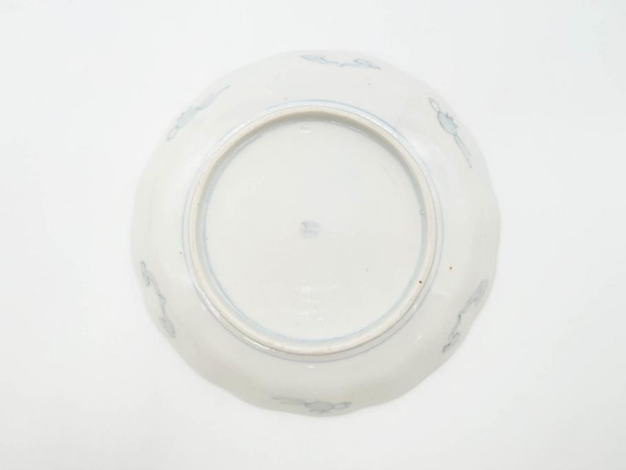 幕末期　伊万里　色絵　染付　約22cm　7寸　煌びやかな金彩が魅力的な中皿3枚セット(獅子、松竹、和食器、七寸)(R-070633)