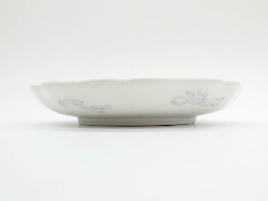 幕末期　伊万里　色絵　染付　約22cm　7寸　煌びやかな金彩が魅力的な中皿3枚セット(獅子、松竹、和食器、七寸)(R-070634)