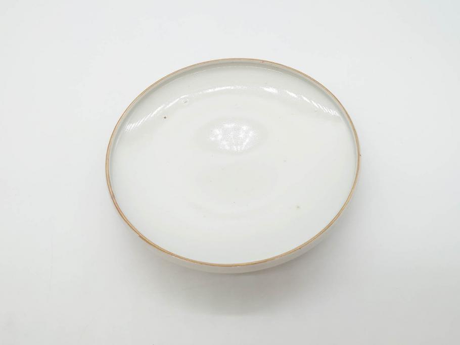 幕末〜明治期　伊万里　金彩　約14cm　4.4寸　華やかな色絵が食卓に彩を与える蓋付き茶碗3客セット(獅子、松竹、和食器、四寸四分)(R-070635)