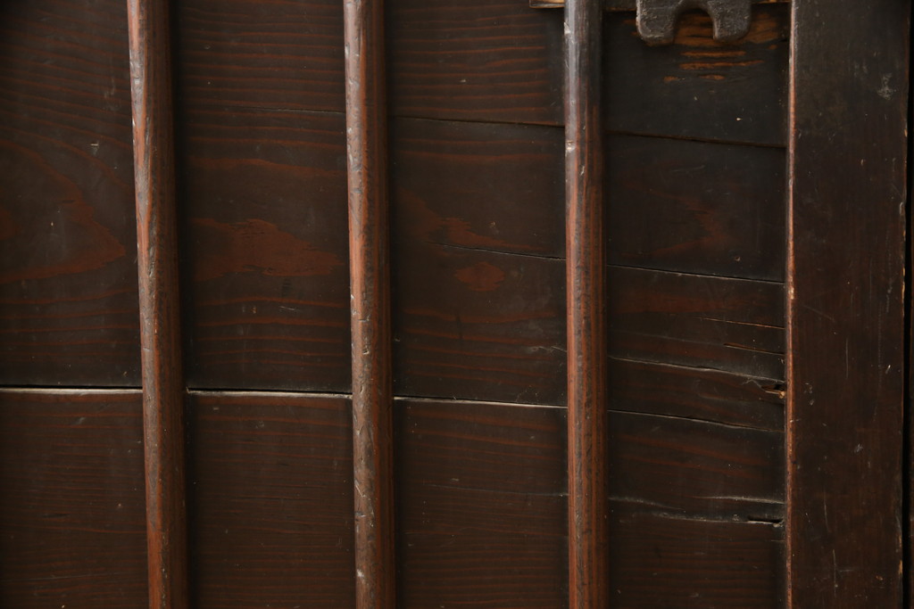 和製アンティーク　ヒノキ材　和の趣あふれる佇まいが魅力的な二段重ね階段箪笥(時代箪笥、和タンス、収納箪笥)(R-058804)