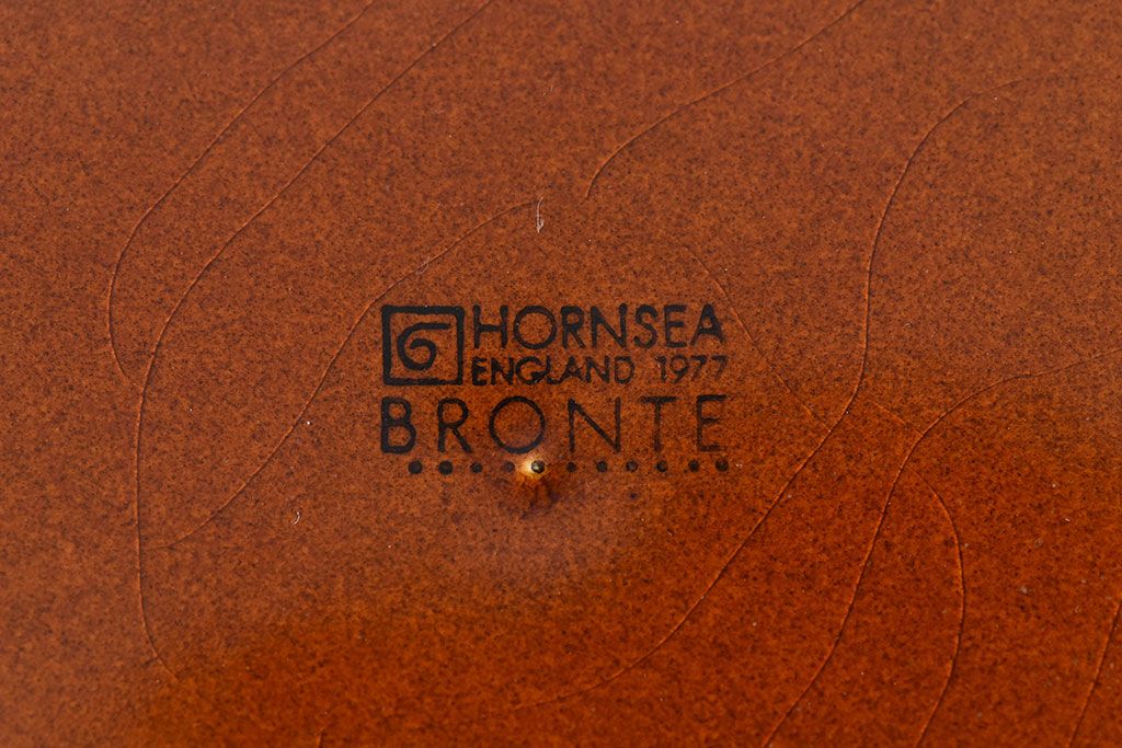 イギリスビンテージ　HORNSEA(ホーンジー) BRONTE(ブロンテ) プレート(皿)・大2枚セット(2)