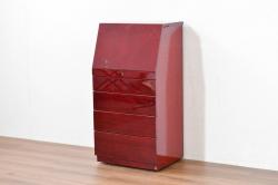 中古　展示品　超美品　キットファニチュア(KIT FURNITURE)　北谷家具　インテリア性と収納力を兼ね備えた優雅な佇まいのアクセサリーキャビネット(ジュエリーケース、ジュエリーボックス、サイドチェスト、引き出し)(定価約105万円)(R-084311)