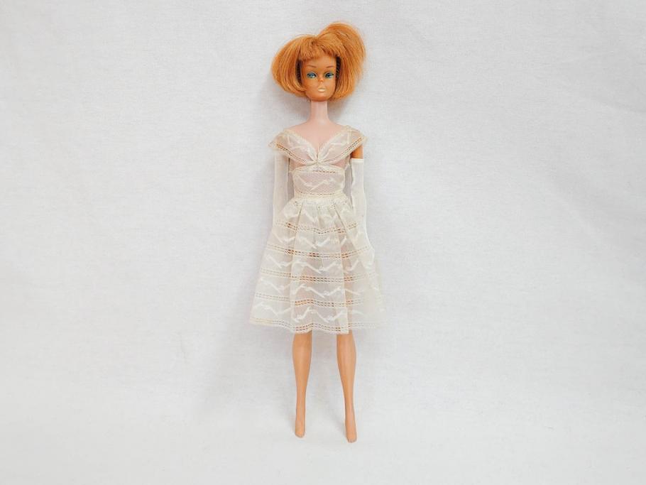 昭和中期　当時物　マテル社(MATELL)　バービー人形(Barbie)　アイデアル(IDEAL TOY CORP)　タミーちゃん BS-12(Tammy)　多数の服や小物・タンス付き　人形2体セット(ヴィンテージ、昭和レトロ、着せ替え人形、ビンテージドール、日本製)(R-070726)