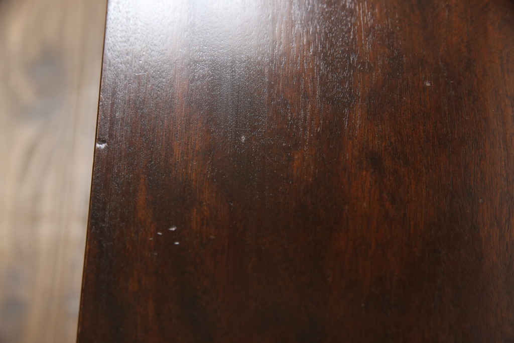 中古　美品　松本民芸家具　脚の透かし彫りが目を引く#14型茶卓(サイドテーブル、コーヒーテーブル)(定価約13万円)(R-069065)