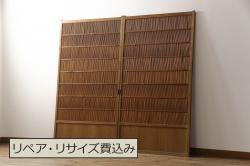 ペイント建具　DIY　花のレリーフがクラシカルなドア(扉、建具)