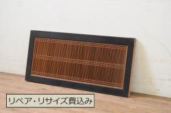 アンティーク建具　昭和初期　和の風情漂う素朴で味わい深い杉材製のドア(扉、建具)(R-048221)