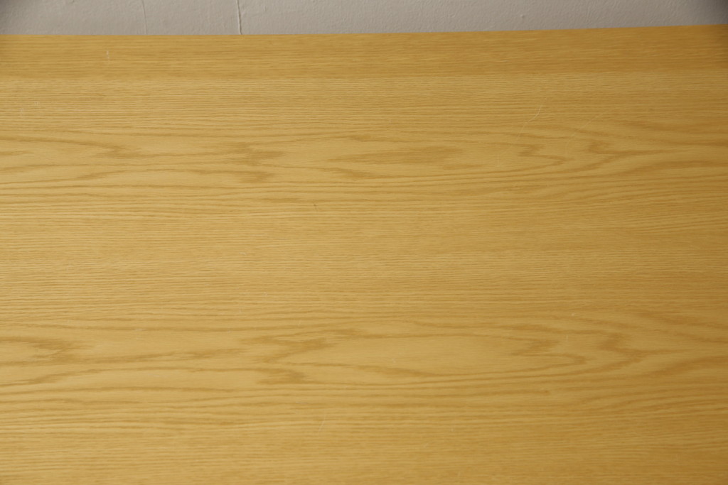 中古　希少　絶版品　オーク材　CONDE　HOUSE(カンディハウス)　アルプ　LD スタイリッシュなデザインが魅力のT脚テーブル(ダイニングテーブル、4人掛け)(定価約15万円)(R-055397)