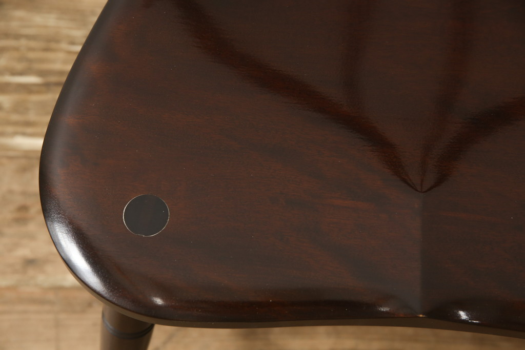 中古　美品　松本民芸家具　クラシックなデザインの#72リーチ型チェア(ダイニングチェア、椅子、板座チェア)(R-058557)