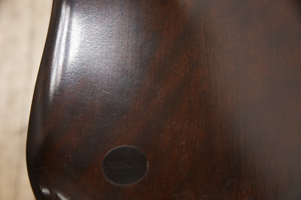 中古　美品　松本民芸家具　クラシックなデザインの#72リーチ型チェア(ダイニングチェア、椅子、板座チェア)(R-058557)