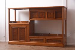 【買取】IDC大塚家具取り扱い　藤沢木工の飾り棚を買取ました。(定価約162万円)