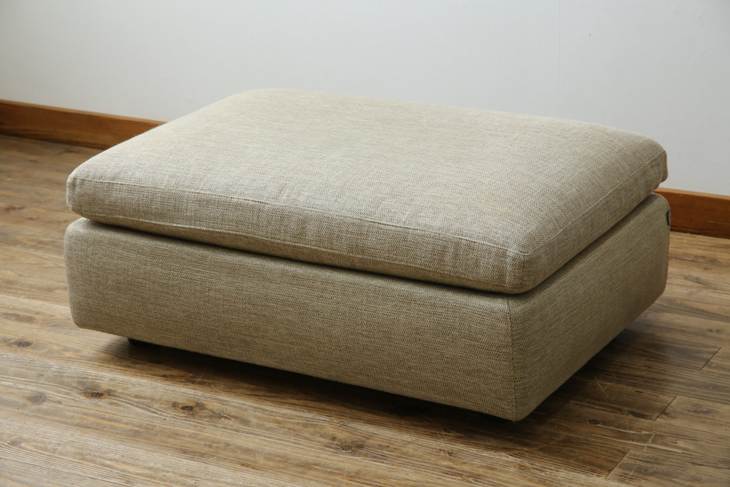 中古　美品　arflex(アルフレックス)　SONA(ソーナ)　心地よさと洗練を兼ね備えたオットマン付きカウチソファ(3人掛け、3P、三人掛け、2人掛けソファ、2PL字ソファ)(定価約115万円)(R-083189)