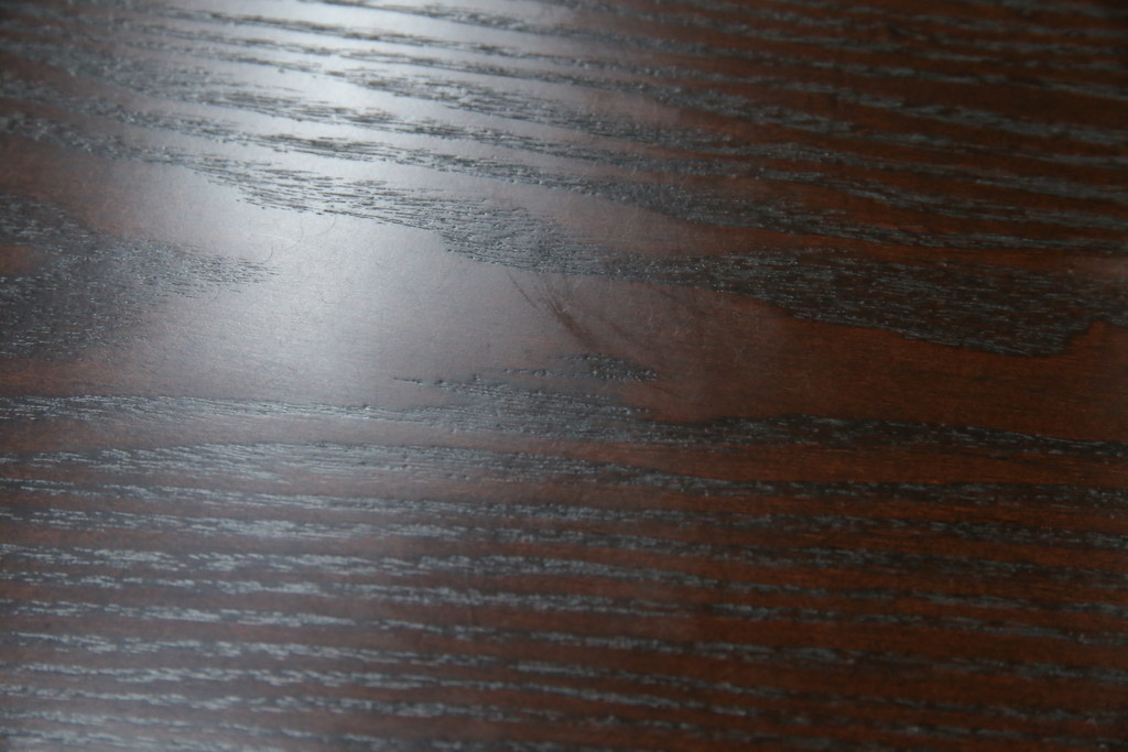 中古　美品!!　三面栗(クリ)材　引き出し4杯付き　落ち着いたデザインの水屋箪笥サイドボード(リビングボード、サイドキャビネット、食器棚、カップボード、収納棚、戸棚)(R-083113)