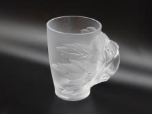 1986年　フランス　LALIQUE(ラリック)　キリンビアマグコレクション　コレクターズグラス　匠の技が光るビアマグ(クリスタルグラス、ジョッキ、KIRIN COLLECTORS GLASS、グラス)(R-077765)　