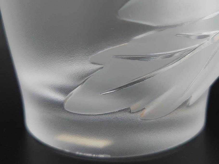 1986年　フランス　LALIQUE(ラリック)　キリンビアマグコレクション　コレクターズグラス　匠の技が光るビアマグ(クリスタルグラス、ジョッキ、KIRIN COLLECTORS GLASS、グラス)(R-077765)　