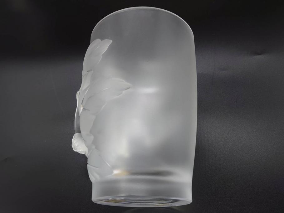 1986年　フランス　LALIQUE(ラリック)　キリンビアマグコレクション　コレクターズグラス　匠の技が光るビアマグ(クリスタルグラス、ジョッキ、KIRIN COLLECTORS GLASS、グラス)(R-077765)　